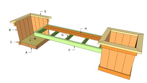 Planters Bench Plans
