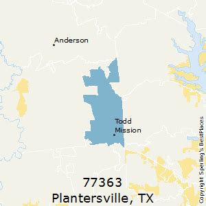 Plantersville Texas Zip Code