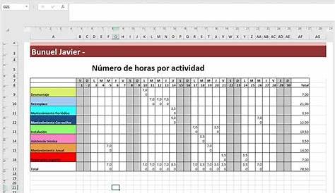 Calcular Horario De Trabajo En Excel - Printable Templates Free