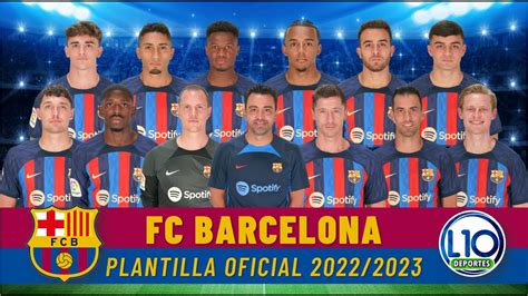 plantilla del fc barcelona 2023