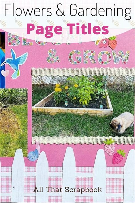 Planting Title Ideas