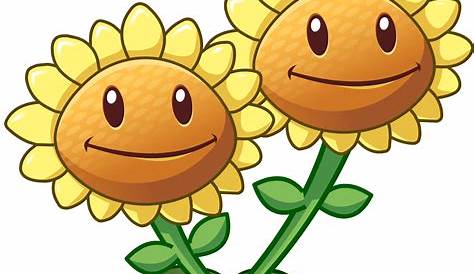 Plants Vs Zombies 2 Twin Sunflower Image (PvZH).png .