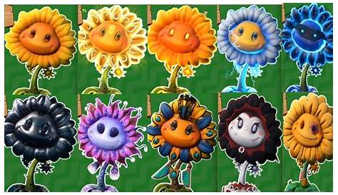 Plants Vs Zombies Garden Warfare 2 All Sunflowers . ™ Sunflower