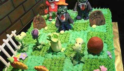 Plants Vs Zombies Garden Warfare Cake 2014 Joel's 8Th Birthday