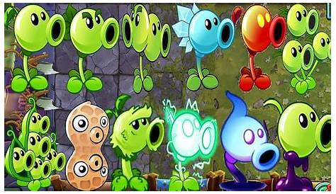 Plants Vs Zombies Peashooter Family Category . Animated