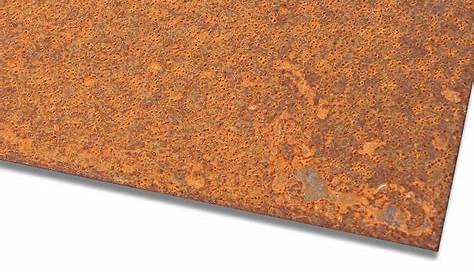 Plaque d'acier corten brut de laminage sur mesure John Steel