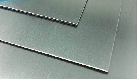 Plaque de tôle en acier inoxydable V2A V4A de 0,5 mm à 5