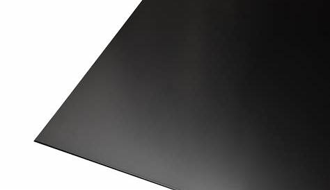 H0607BMS Plaque superieure en aluminium SR Noir Mat