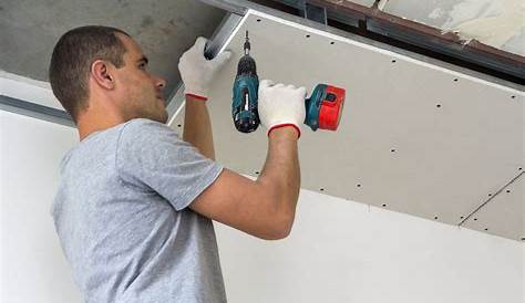 Comment réaliser un plafond suspendu en plaques de plâtre