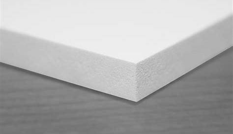 Scala Scafoam plaque PVC 100x200 cm 10mm blanc Hubo