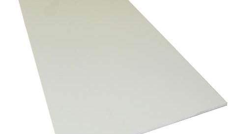 Plaque De Pvc Blanc Leroy Merlin Champlat En 50 X 2 Mm, L. 2,60 M