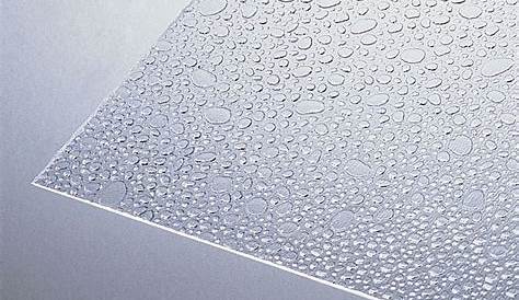 SEDPA Plaque de verre synthétique Styroglass bulles