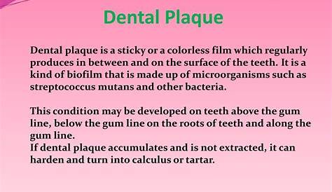 Plaque Definition In Dentistry Dental 1