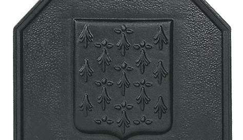 Plaque de cheminée fonte DOMMARTIN Salamandre, gris fonte