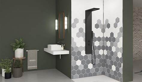 Cloison séparative salle de bain en plaque de plâtre type