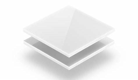 Polycarbonate blanc opaque 3mm Plaqueplastique.be