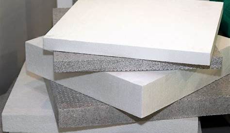Plaque Polystyrene Isolant Panneau De Polystyrène Extrudé+béton, SOPREMA 1.20x0.59m