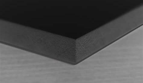 Panneau plaque Forex 70 x 100 cm PVC noir très haute