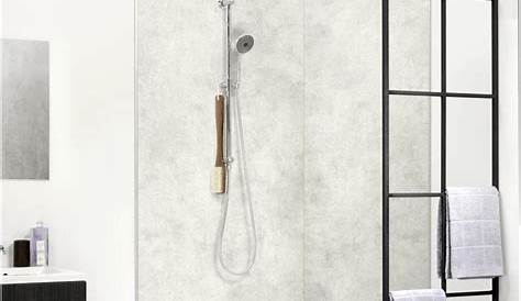 Plaque Pvc Pour Mur De Douche Dalle ale Gris Dumawall L Cm