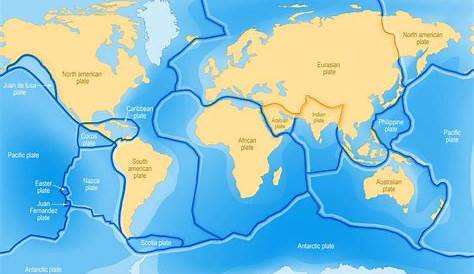 Plaque Tectonique Dans Le Monde s s • Carte •