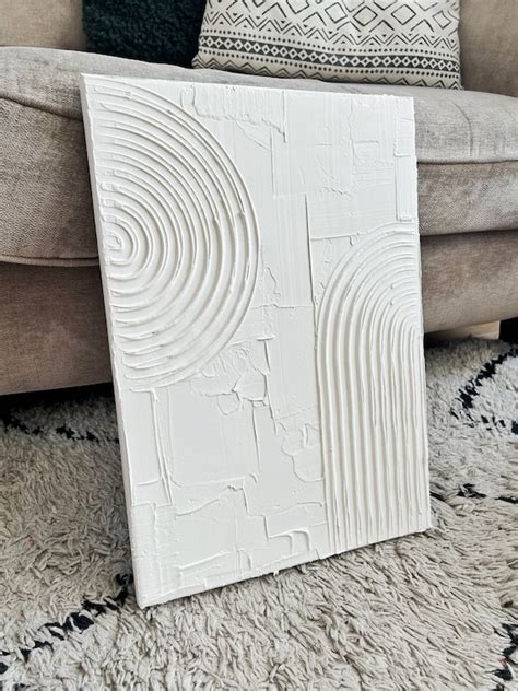 Plaster Art on Canvas Designs