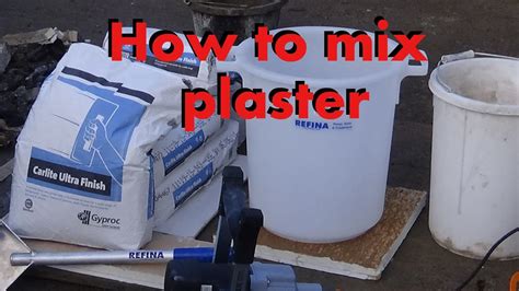 Plaster Mix Safety