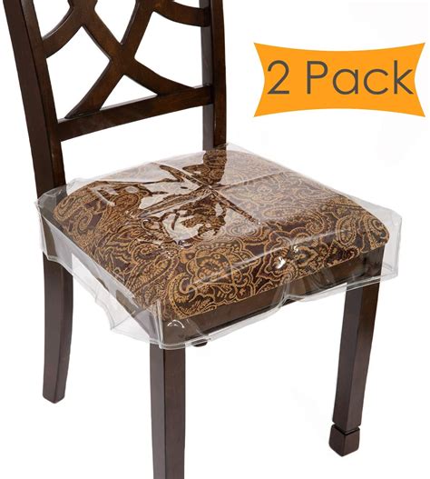 Strong Dining Chair Protectors Clear Plastic Cushion Seat Covers