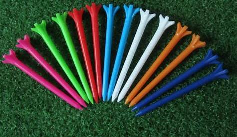 100 pcs Golf Tees 54 mm Plastic Mixed Color X2B3 4894462243794 | eBay