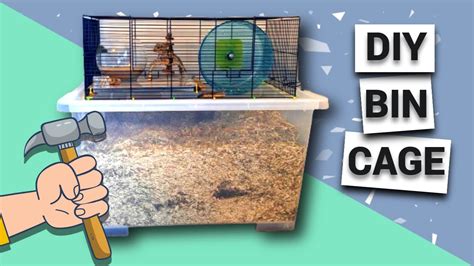 Plastic Bin Gerbil Cage