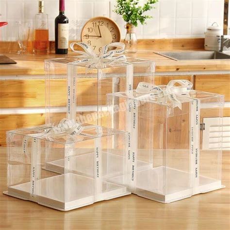 Plastic Cake Boxes Wholesale