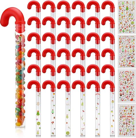 Plastic Candy Cane Tubes