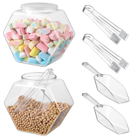 plastic candy containers for candy buffet