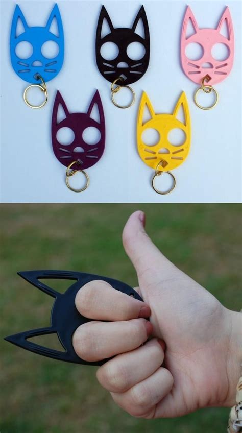 Plastic Cat Brass Knuckles