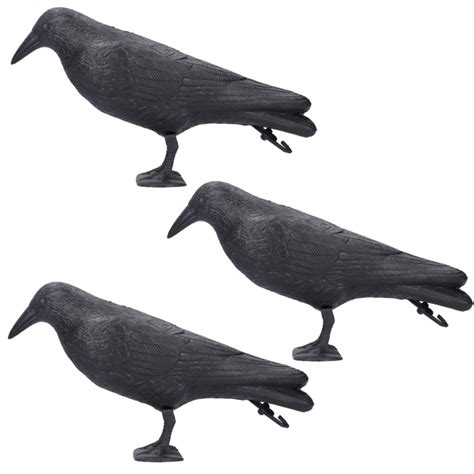 Plastic Crow Decoys