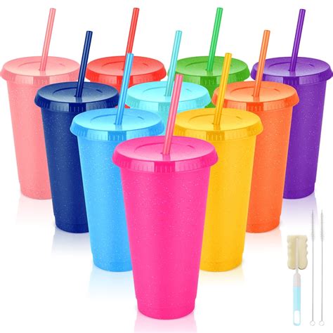 Plastic Cups And Straws