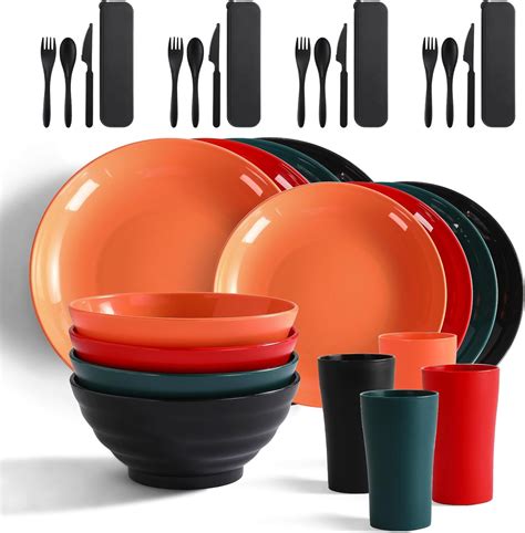 Plastic Dinnerware Sets Microwave Safe