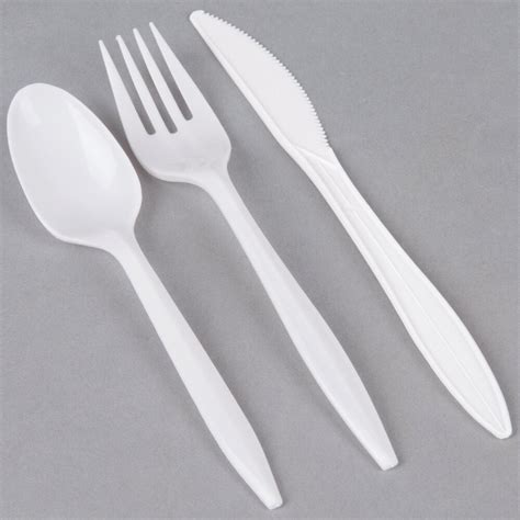Plastic Disposable Spoon Fork Knife