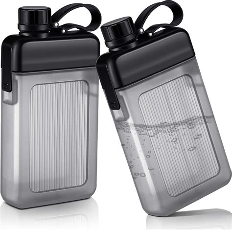 Plastic Flat Water Bottle