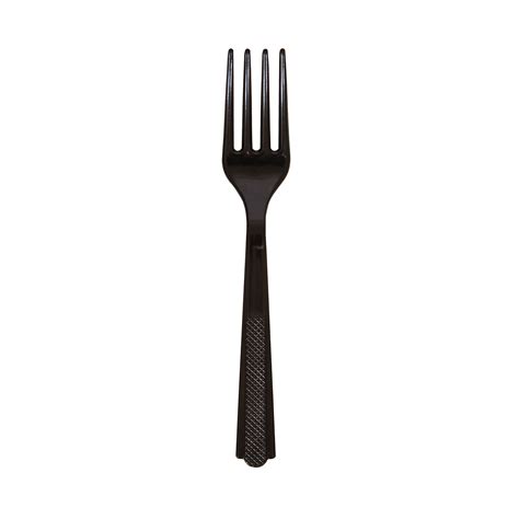 Plastic Forks Black