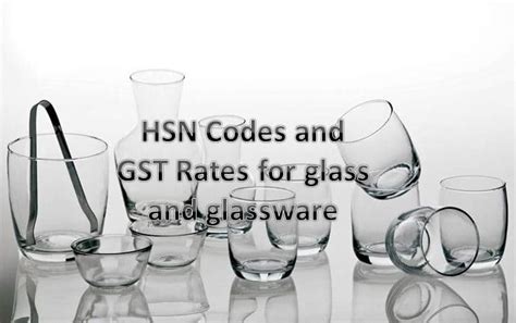 plastic glass hsn code and gst rate