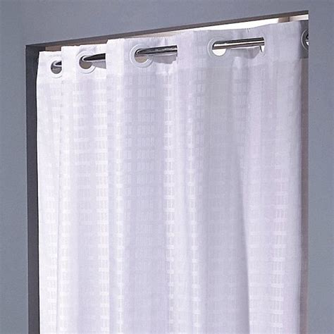 Plastic Hookless Shower Curtain