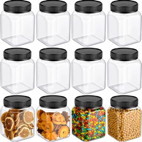 Plastic Jars With Lids