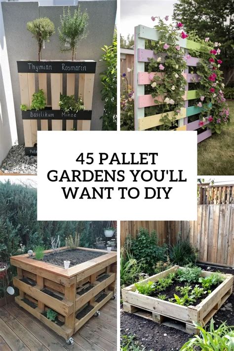 Plastic Pallet Garden