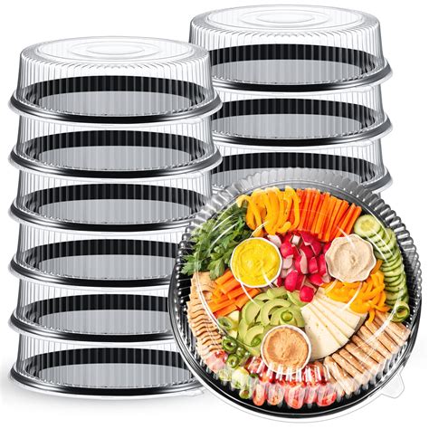 Plastic Platters With Lids