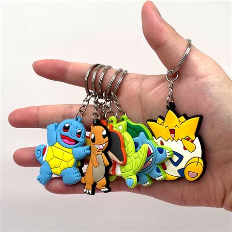 Plastic Pokemon Keychain