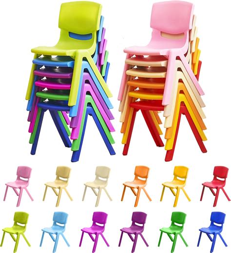 Plastic Stacking Chairs Classroom