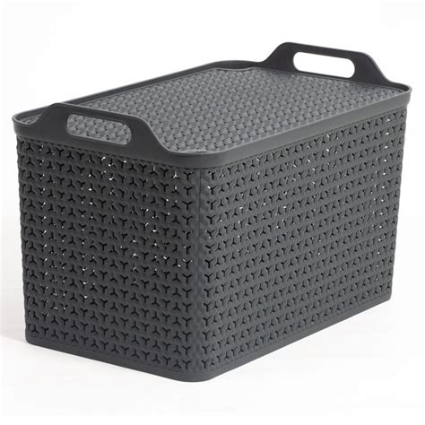 Plastic Storage Basket Large