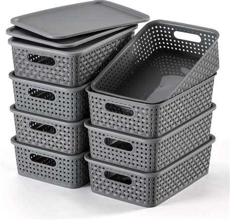 Plastic Storage Baskets For Drawers