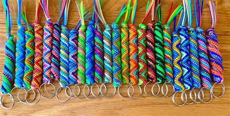 Plastic String Keychains