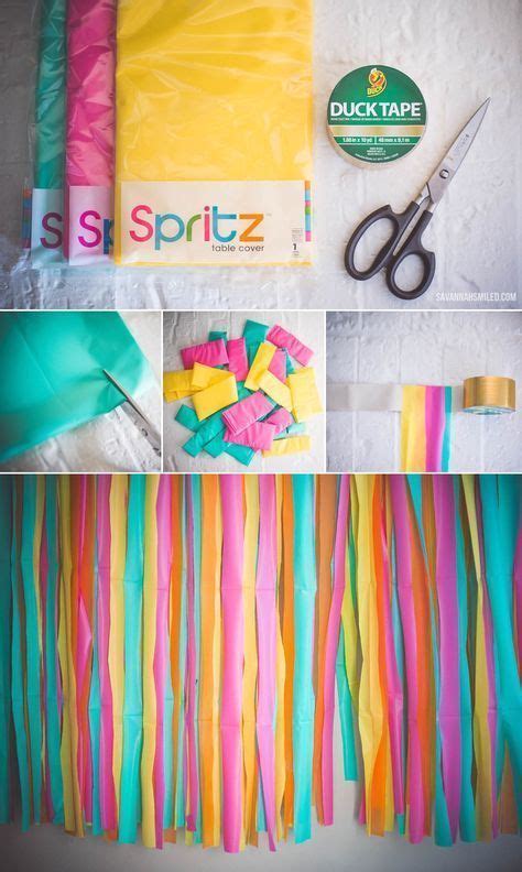 Plastic Table Cloth Streamers